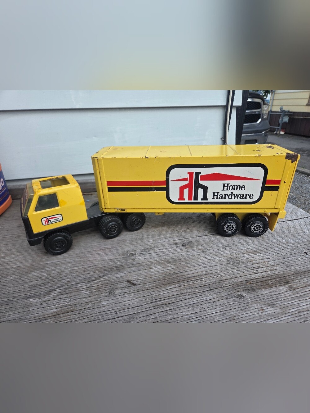 Vintage 1978 Canadian Tonka Pressed Steel Home Hardware Semi-Truck